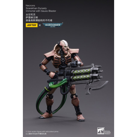 JoyToy Necrons - Necrons Szarekhan Dinastia Immortale con Gauss Blaster1/18 - Warhammer 40K