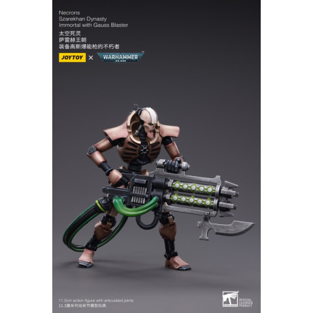 JoyToy Necrons - Necrons Szarekhan Dinastia Immortale con Gauss Blaster1/18 - Warhammer 40K