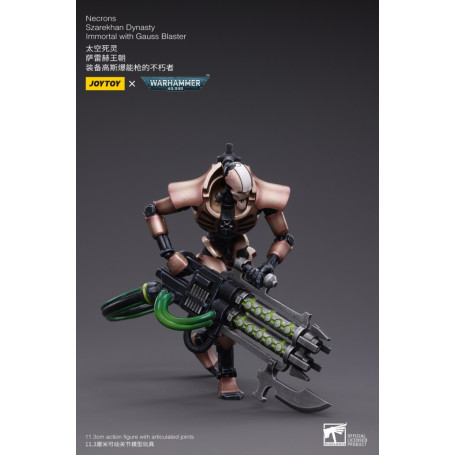 JoyToy Necrons - Necrons Szarekhan Dinastia Immortale con Gauss Blaster1/18 - Warhammer 40K