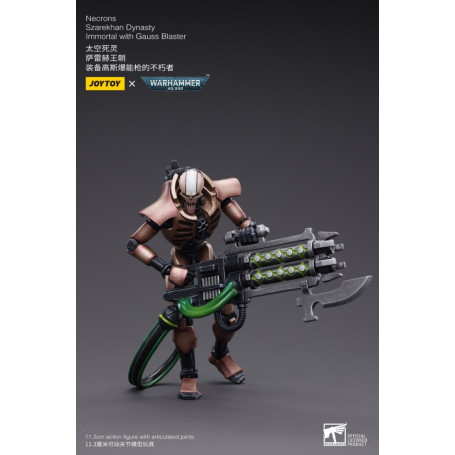 JoyToy Necrons - Necrons Szarekhan Dinastia Immortale con Gauss Blaster1/18 - Warhammer 40K