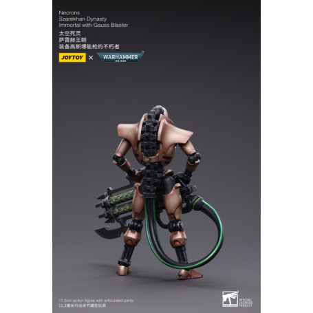JoyToy Necrons - Necrons Szarekhan Dinastia Immortale con Gauss Blaster1/18 - Warhammer 40K