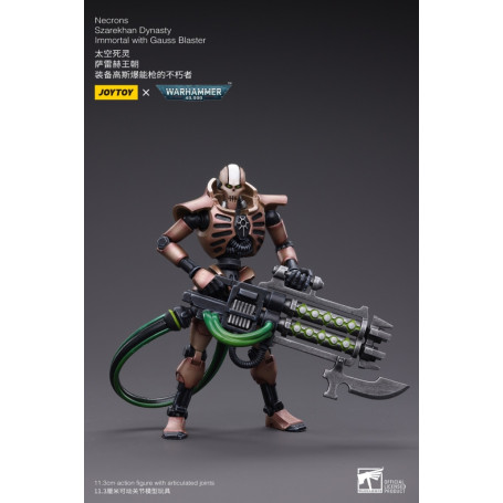 JoyToy Necrons - Necrons Szarekhan Dinastia Immortale con Gauss Blaster1/18 - Warhammer 40K