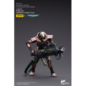 JoyToy Necrons - Necrons Szarekhan Dinastia Immortale con Carabina Tesla confezione da 1/18 - Warhammer 40K