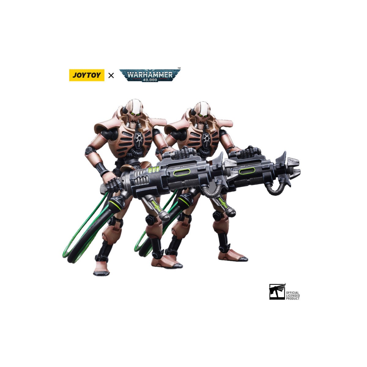 JoyToy Necrons - Necrons Szarekhan Dinastia Immortale con Carabina Tesla confezione da 1/18 - Warhammer 40K