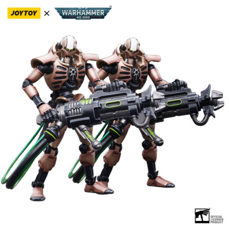 JoyToy Necrons - Necrons Szarekhan Dinastia Immortale con Carabina Tesla confezione da 1/18 - Warhammer 40K