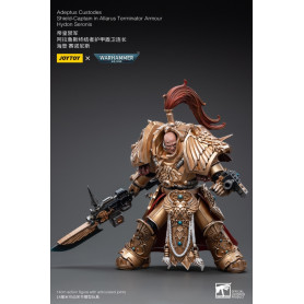 JoyToy Space Marines - Capitano di scudo dell'Adeptus Custodes in armatura Allarus Terminator Hydon Seronis 1/18 - Warhammer 40K