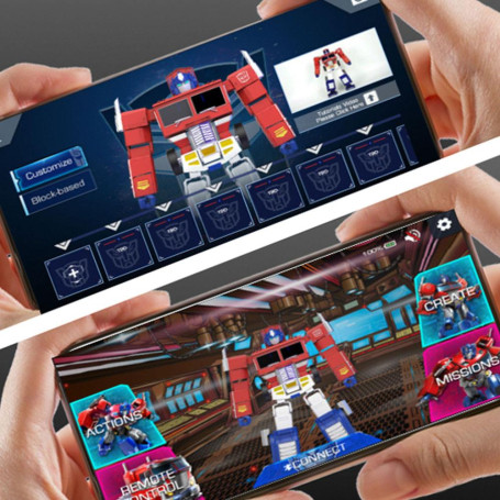Robosen - Transformers Optimus Prime - robot interattivo autotrasformante - Versione inglese