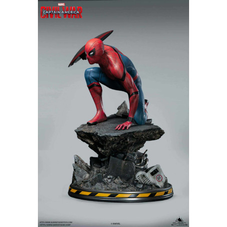 Queen Studios - Statua 1/4 di Spider-Man Edizione Regolare - Capitan America: Guerra Civile