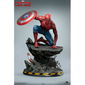 Queen Studios - Statua 1/4 di Spider-Man Edizione Regolare - Capitan America: Guerra Civile