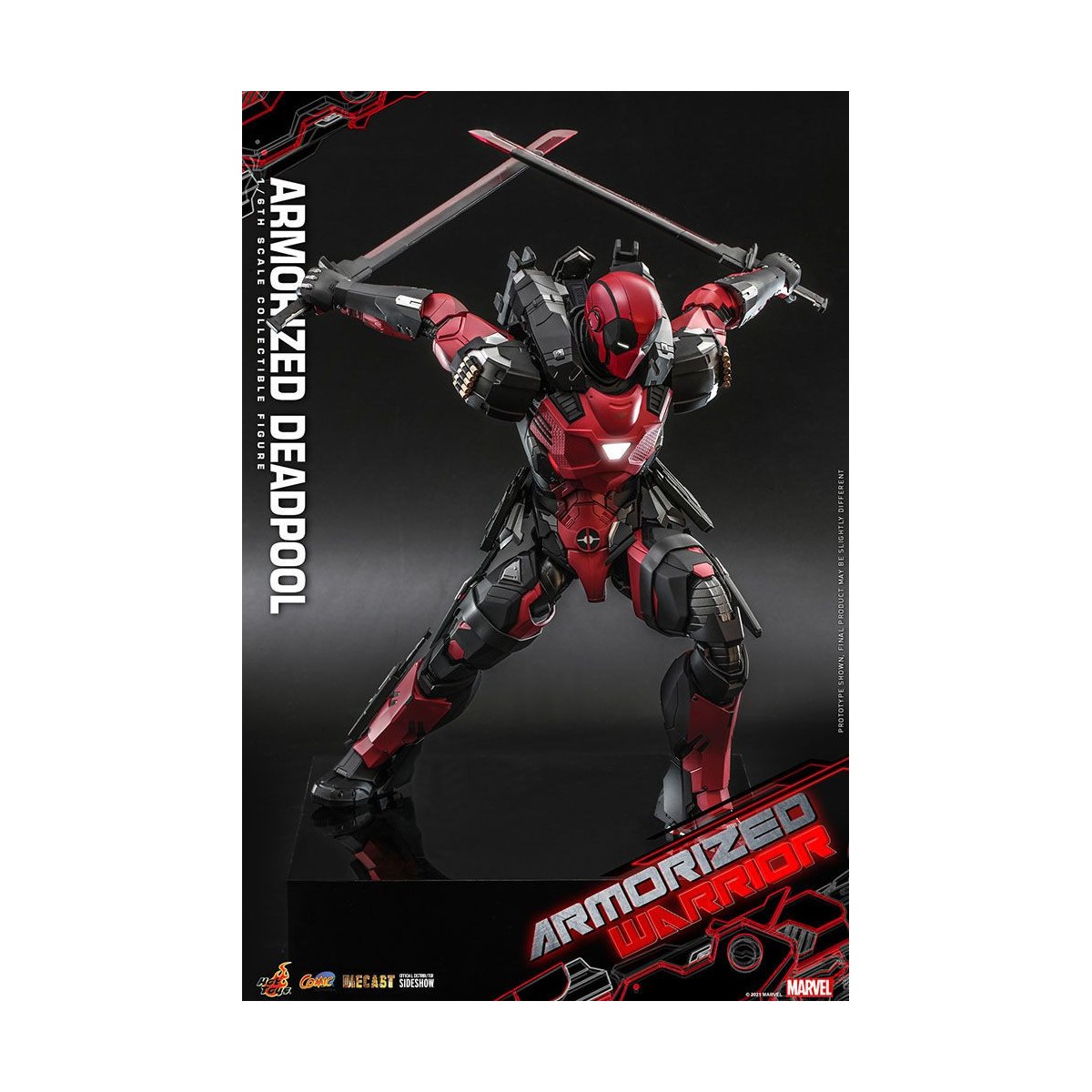 Hot Toys Marvel Armorized Warrior - Deadpool Armorized 1/6 