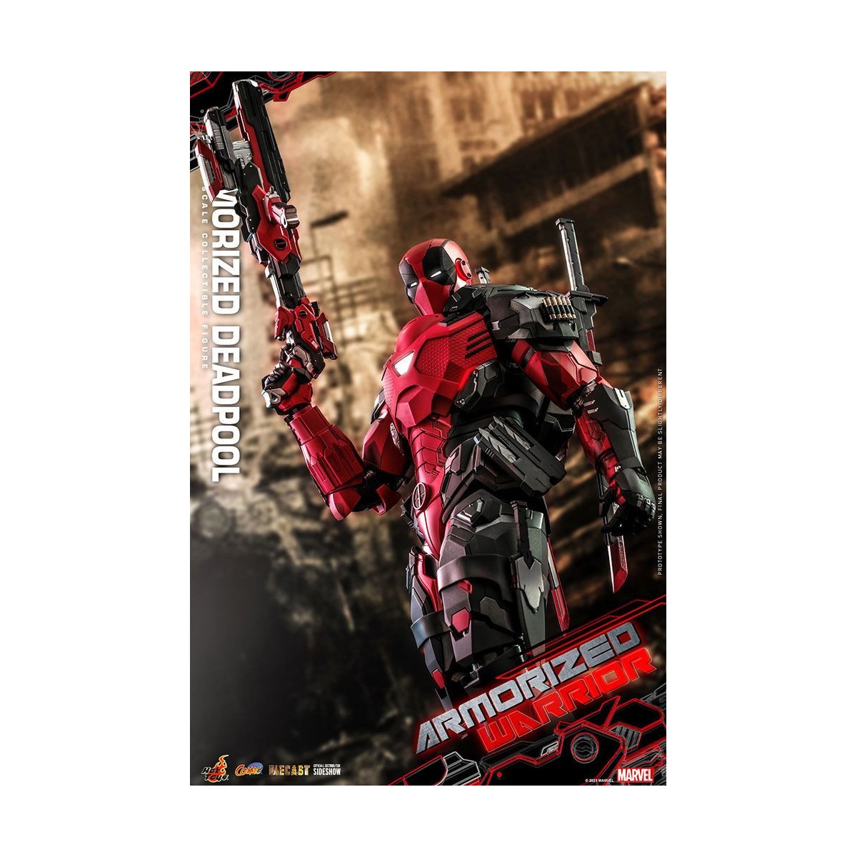 Hot Toys Marvel Armorized Warrior - Deadpool Armorized 1/6 