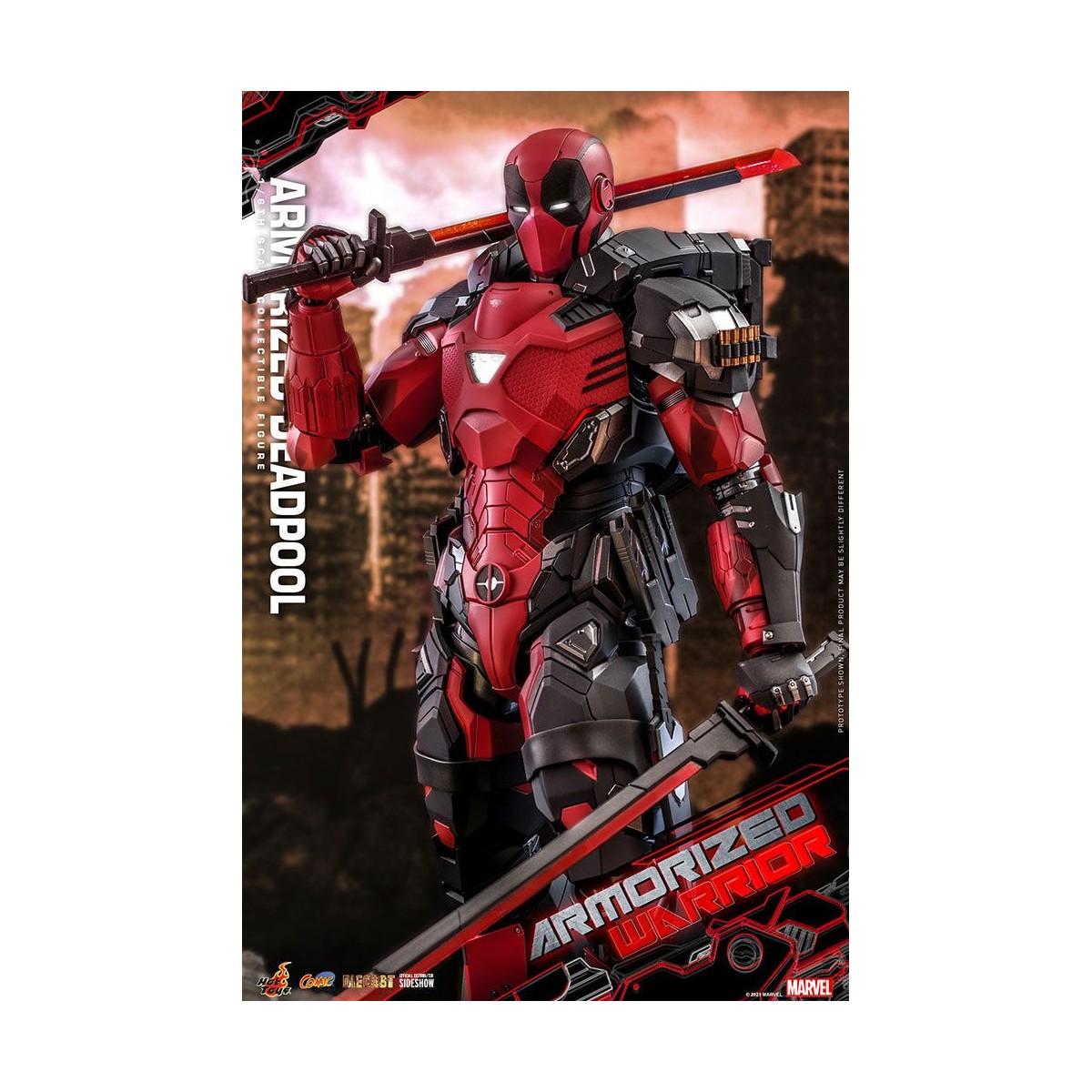 Hot Toys Marvel Armorized Warrior - Deadpool Armorized 1/6 