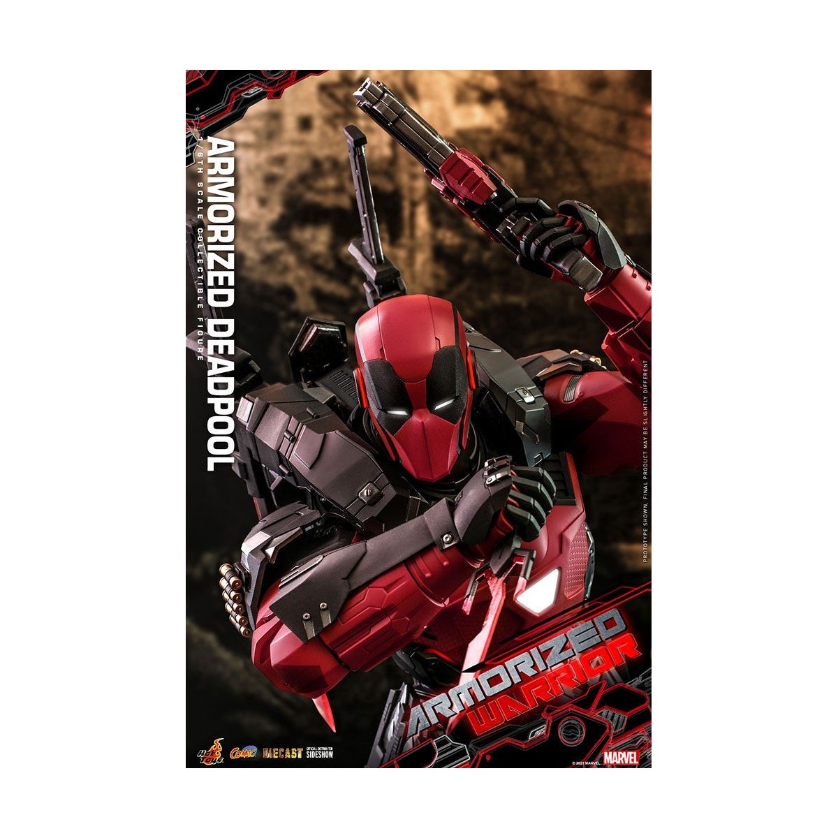 Hot Toys Marvel Armorized Warrior - Deadpool Armorized 1/6 