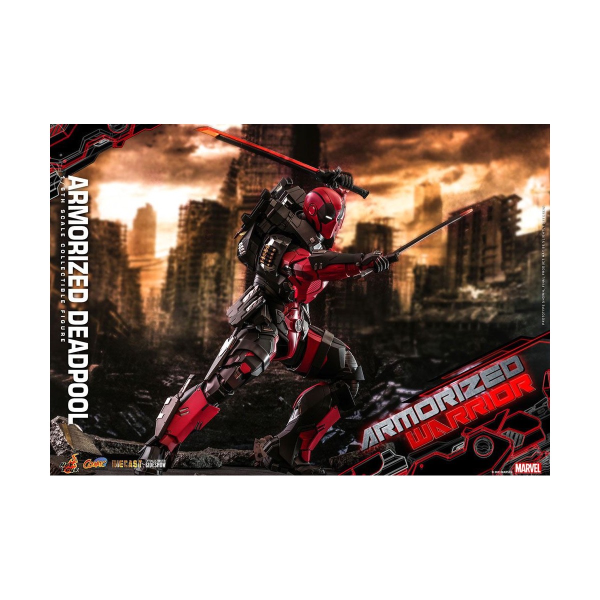 Hot Toys Marvel Armorized Warrior - Deadpool Armorized 1/6 