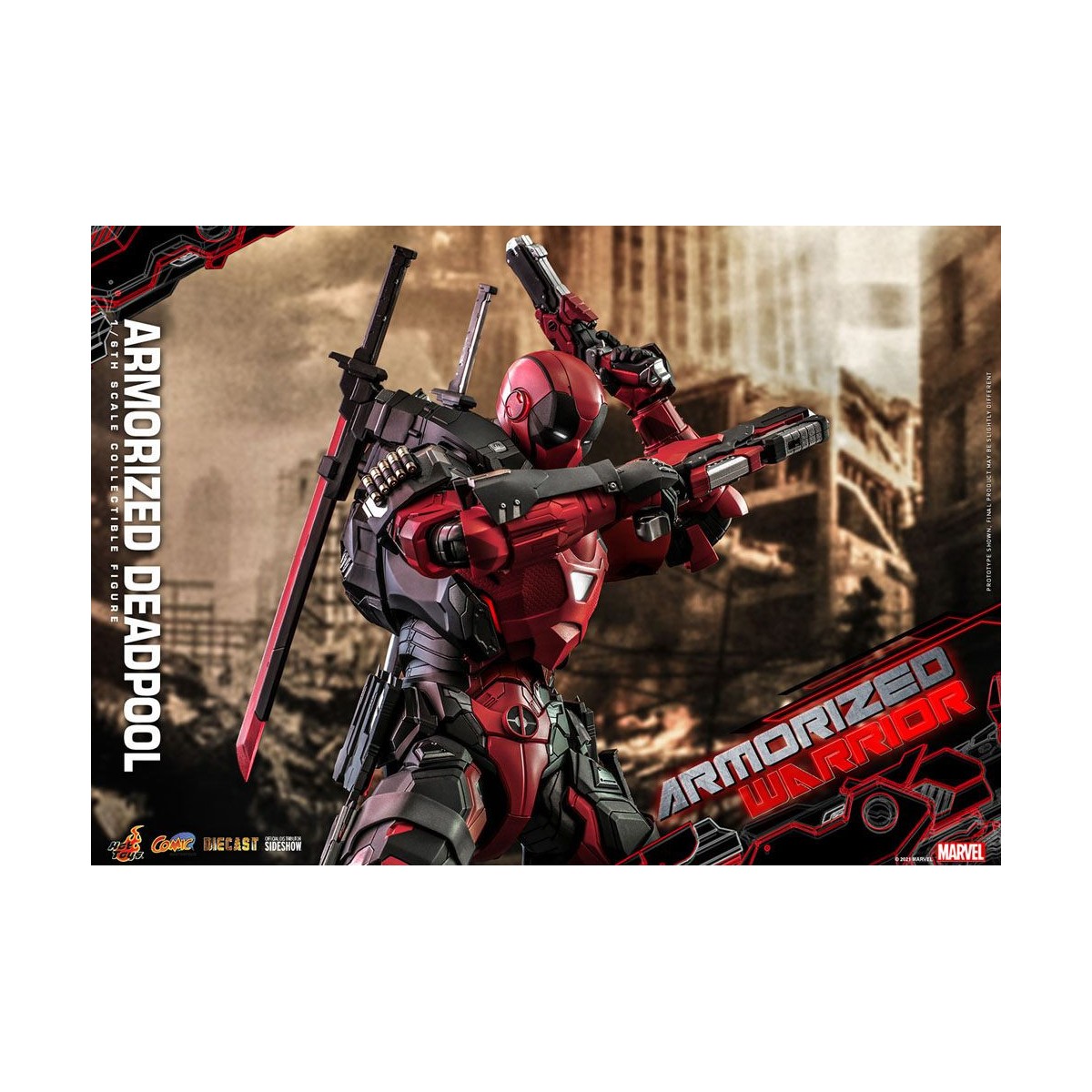Hot Toys Marvel Armorized Warrior - Deadpool Armorized 1/6 