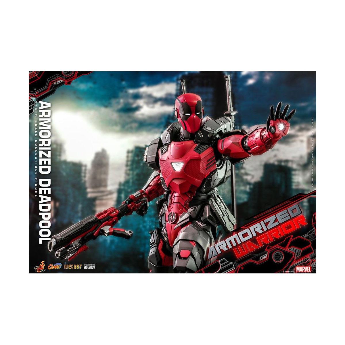 Hot Toys Marvel Armorized Warrior - Deadpool Armorized 1/6 