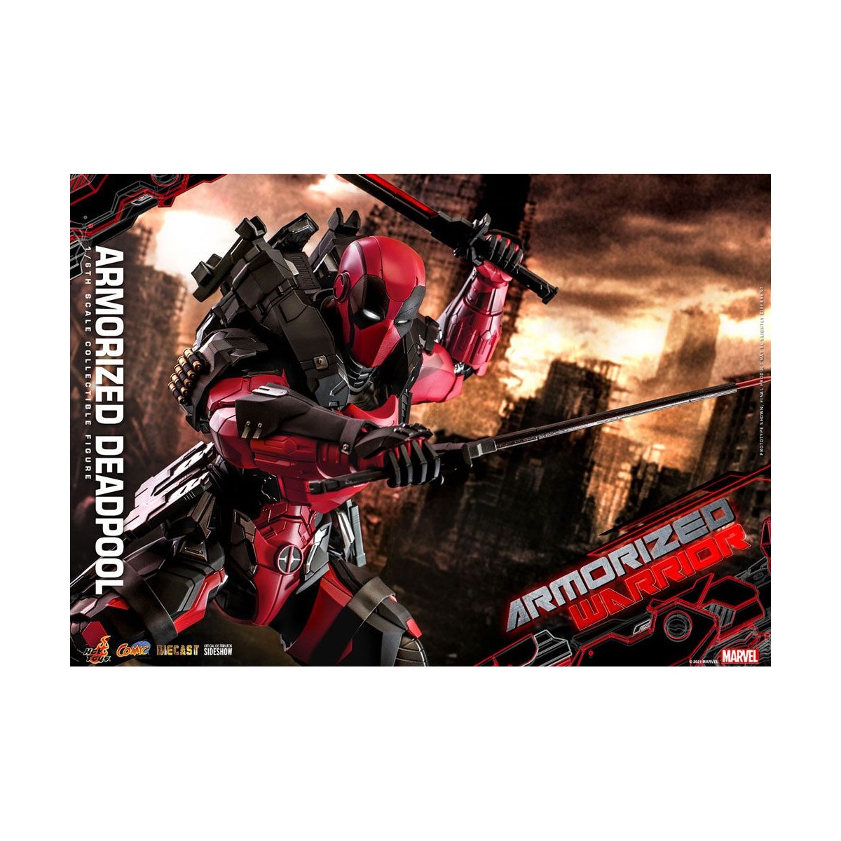 Hot Toys Marvel Armorized Warrior - Deadpool Armorized 1/6 