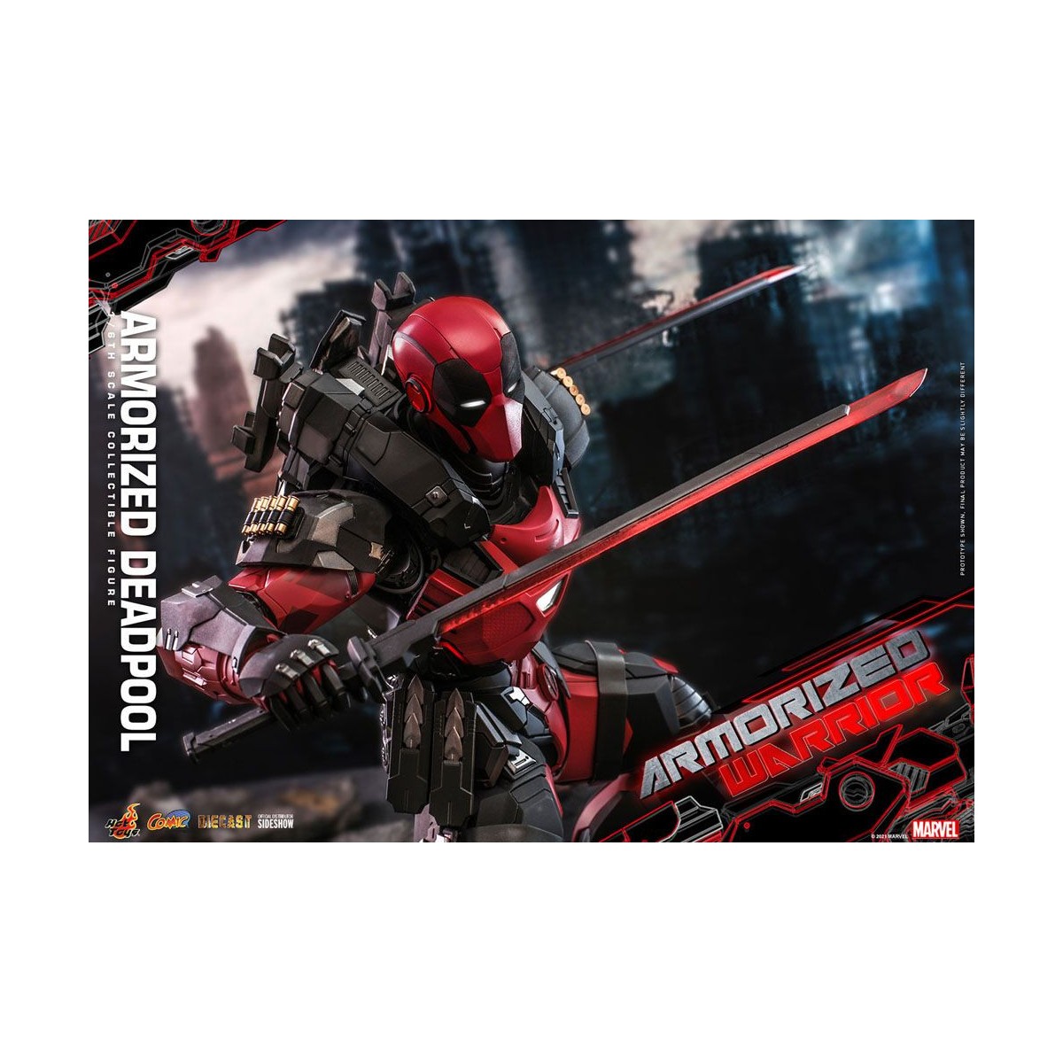 Hot Toys Marvel Armorized Warrior - Deadpool Armorized 1/6 
