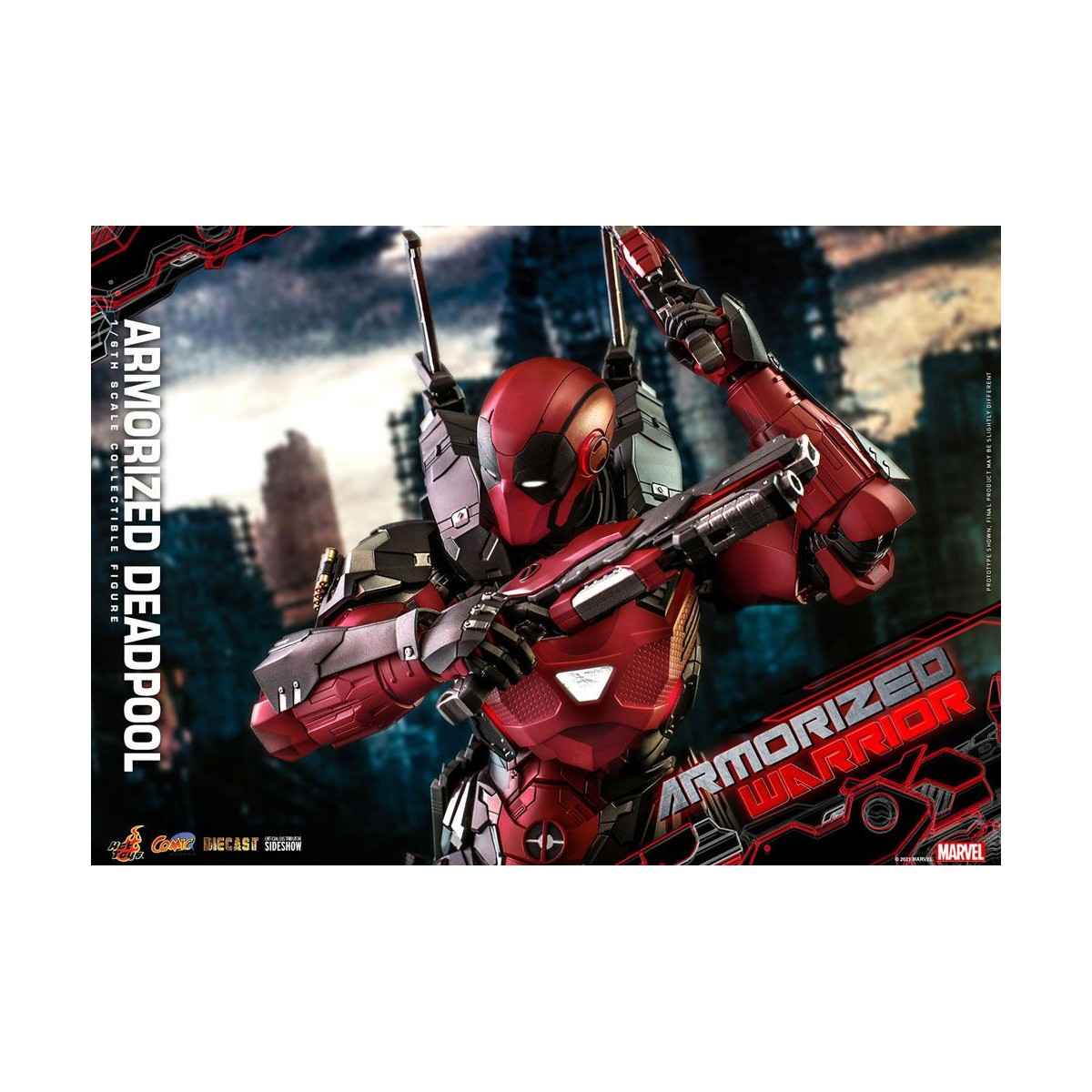 Hot Toys Marvel Armorized Warrior - Deadpool Armorized 1/6 