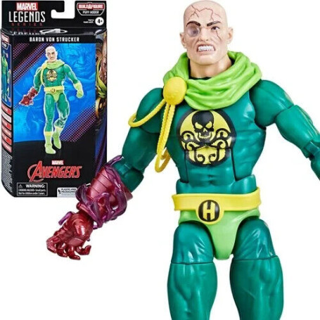 Marvel Legends - PUFF ADDER WAVE - Il fumetto classico dei Vendicatori - set di 7 figure