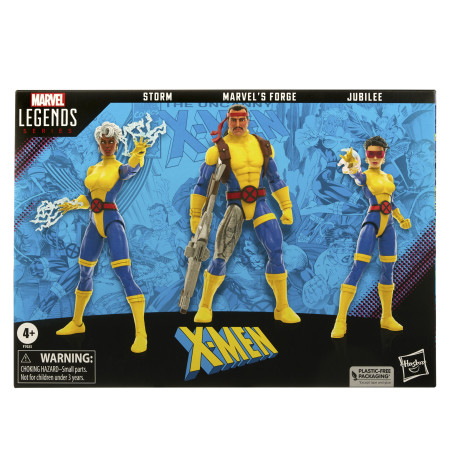 Serie Leggende Marvel - Uniforme di FORGE, STORM e JUBILEE Jim Lee - The Uncanny X-Men 3 Pack