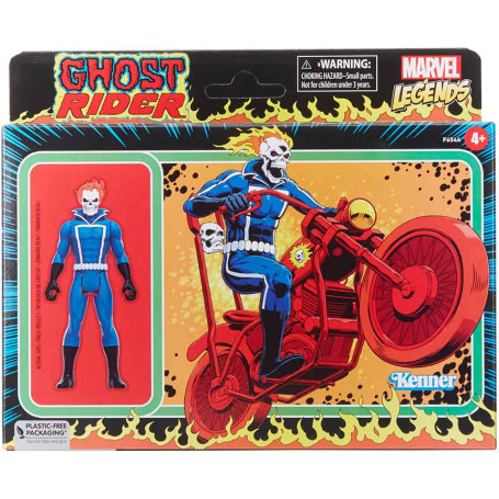 Marvel Legends RETRO - Ghost Rider con bicicletta