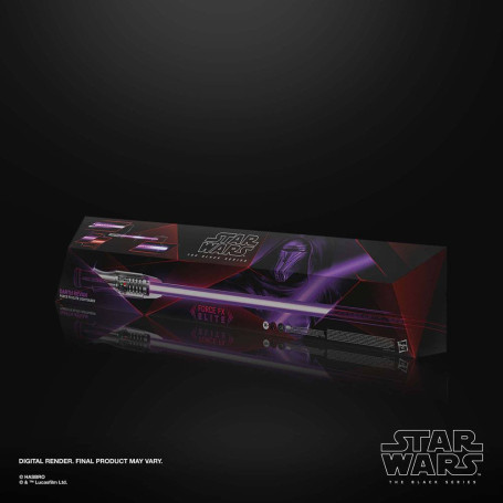 Hasbro - Spada laser Darth Revan Force Fx - Serie nera Replica Elite