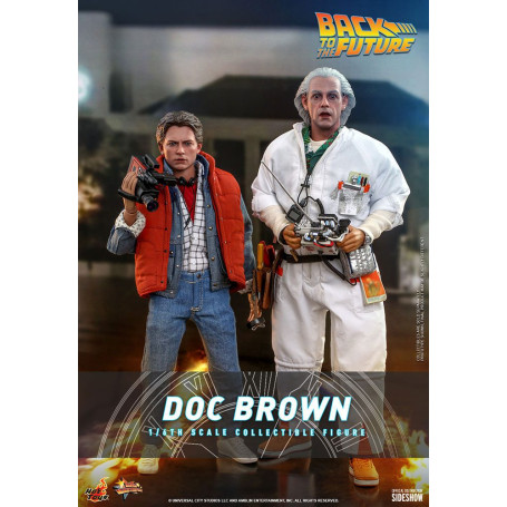 Hot Toys Ritorno al futuro Doc Brown, figura d'azione 1/6