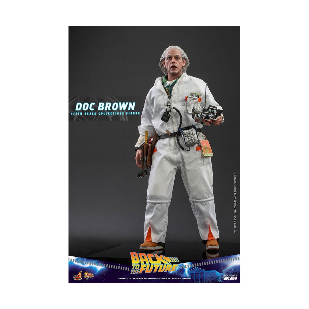 Hot Toys Ritorno al futuro Doc Brown, figura d'azione 1/6