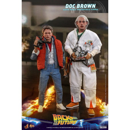 Hot Toys Ritorno al futuro Doc Brown, figura d'azione 1/6