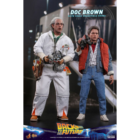 Hot Toys Ritorno al futuro Doc Brown, figura d'azione 1/6