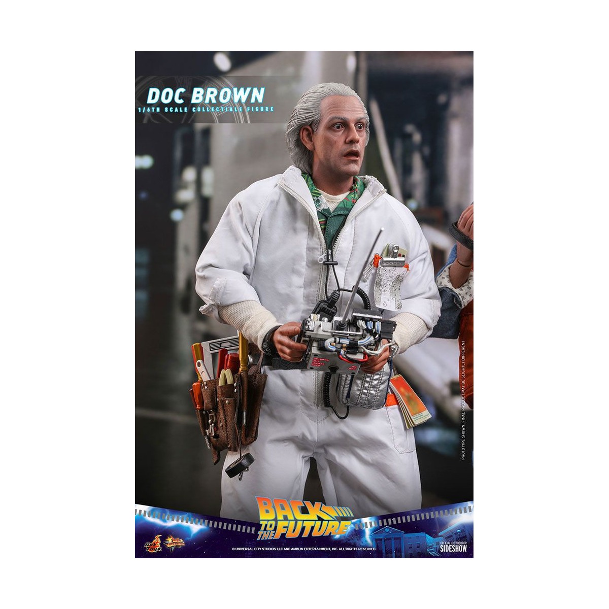 Hot Toys Ritorno al futuro Doc Brown, figura d'azione 1/6