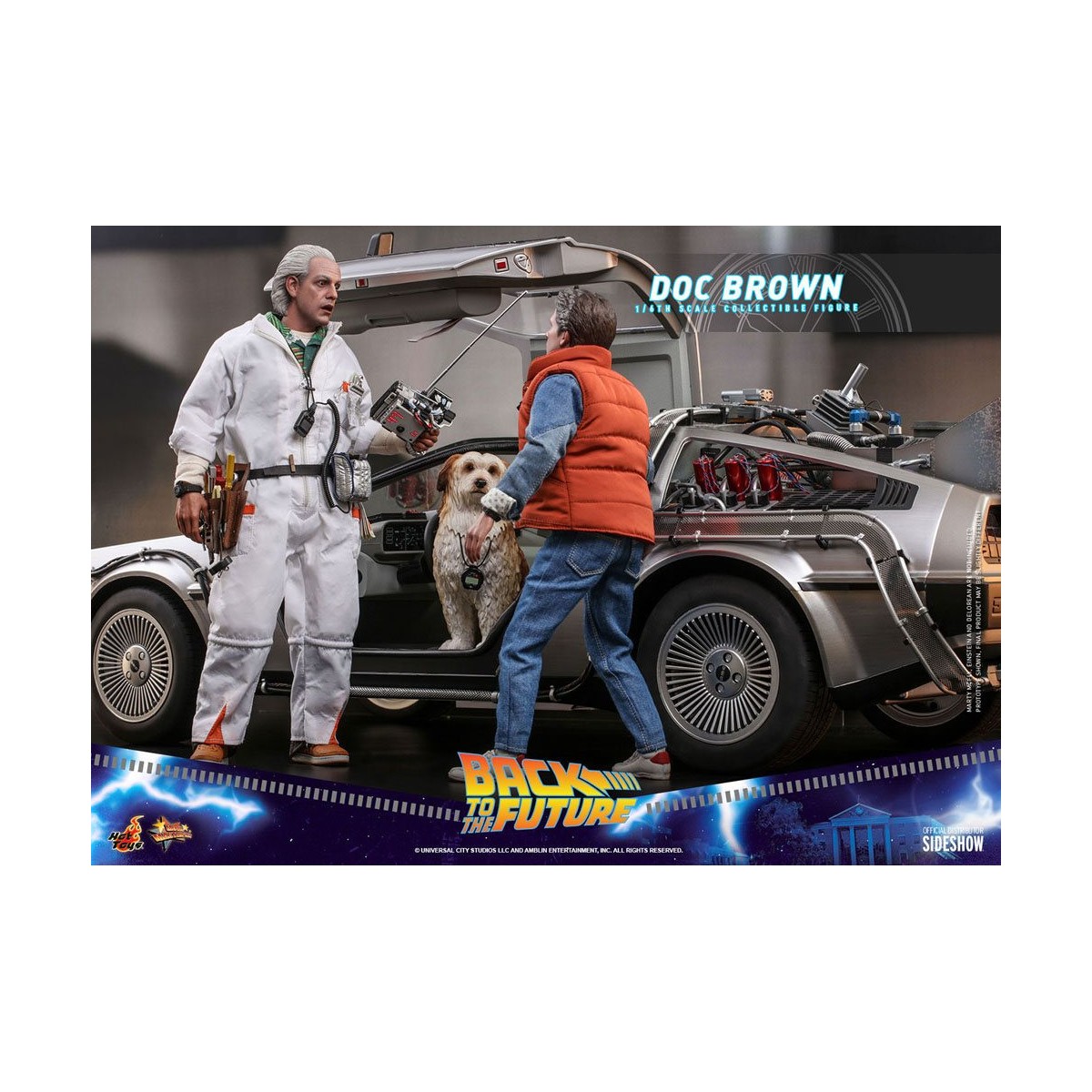 Hot Toys Ritorno al futuro Doc Brown, figura d'azione 1/6
