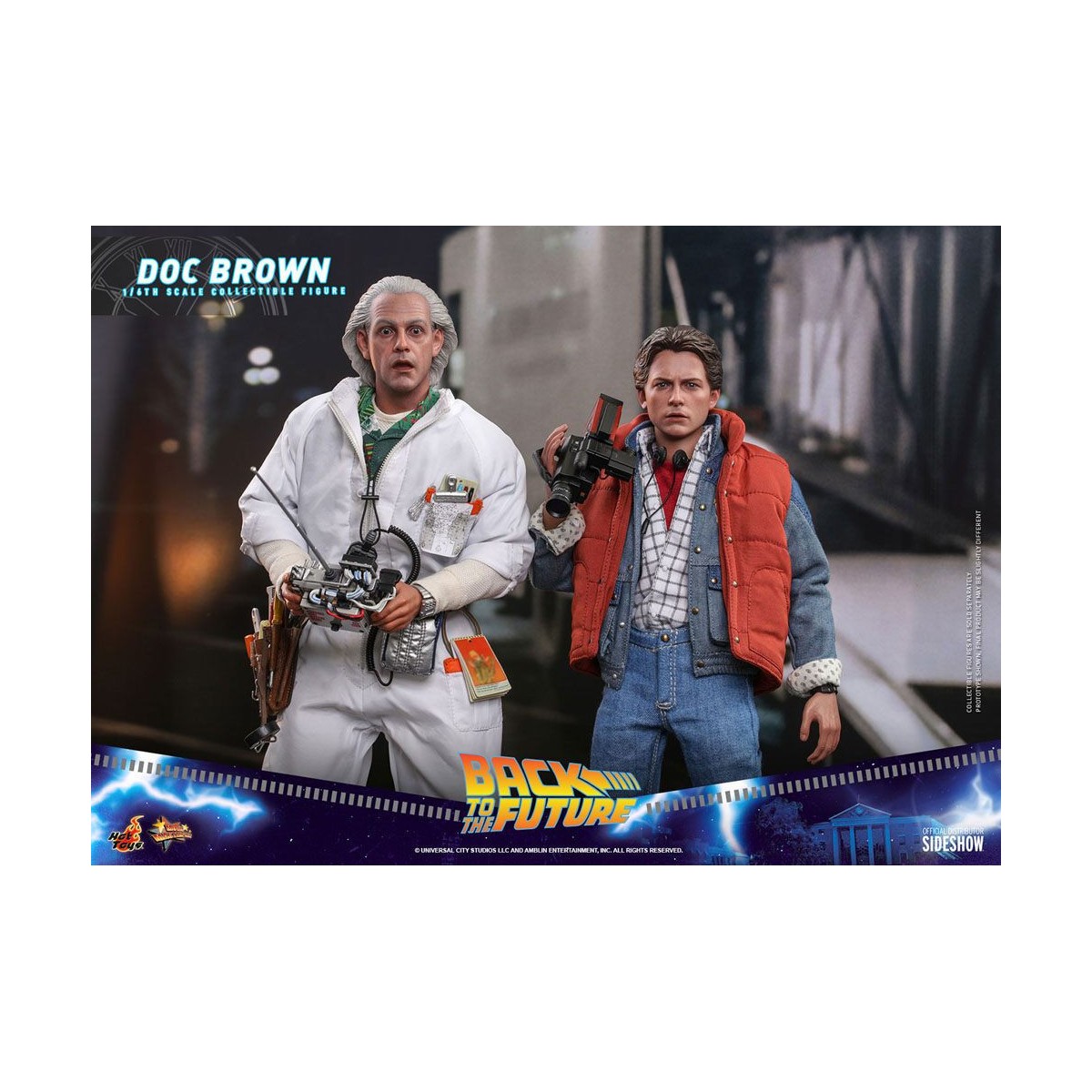 Hot Toys Ritorno al futuro Doc Brown, figura d'azione 1/6