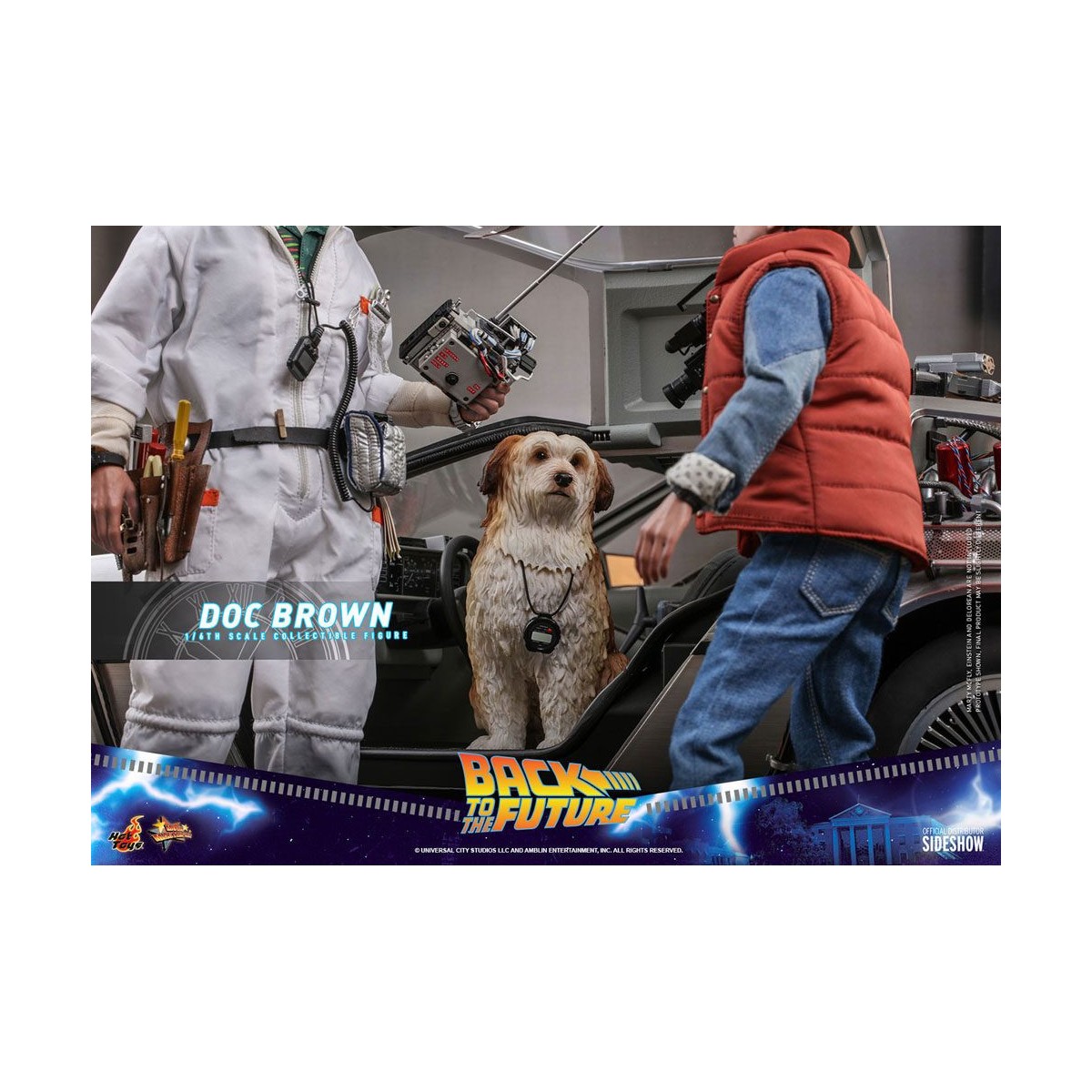 Hot Toys Ritorno al futuro Doc Brown, figura d'azione 1/6