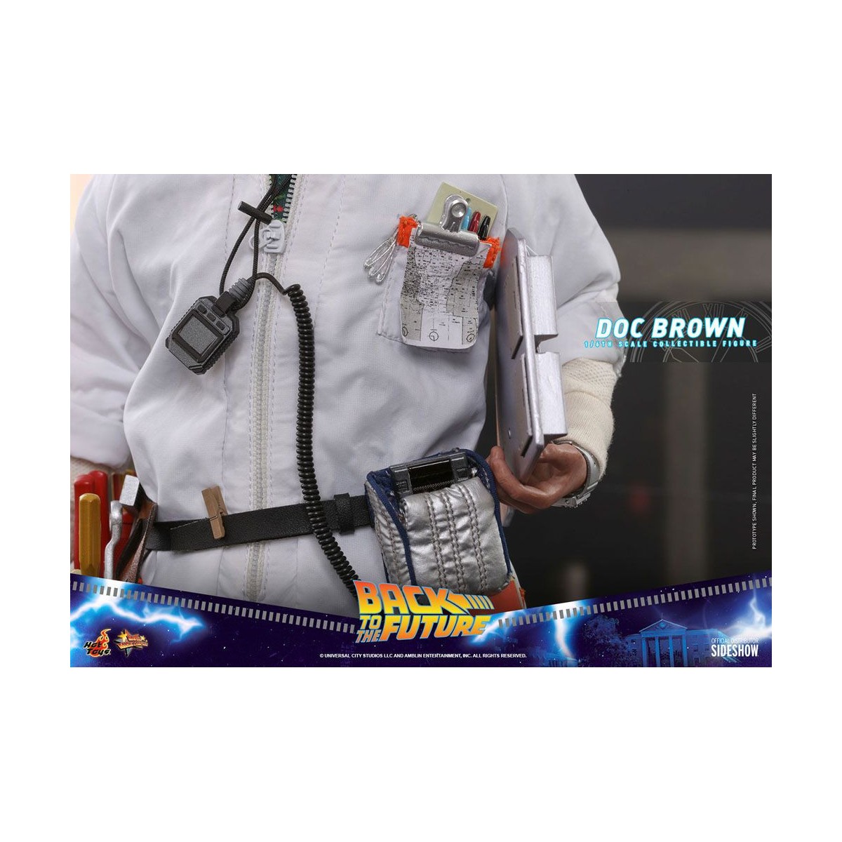 Hot Toys Ritorno al futuro Doc Brown, figura d'azione 1/6