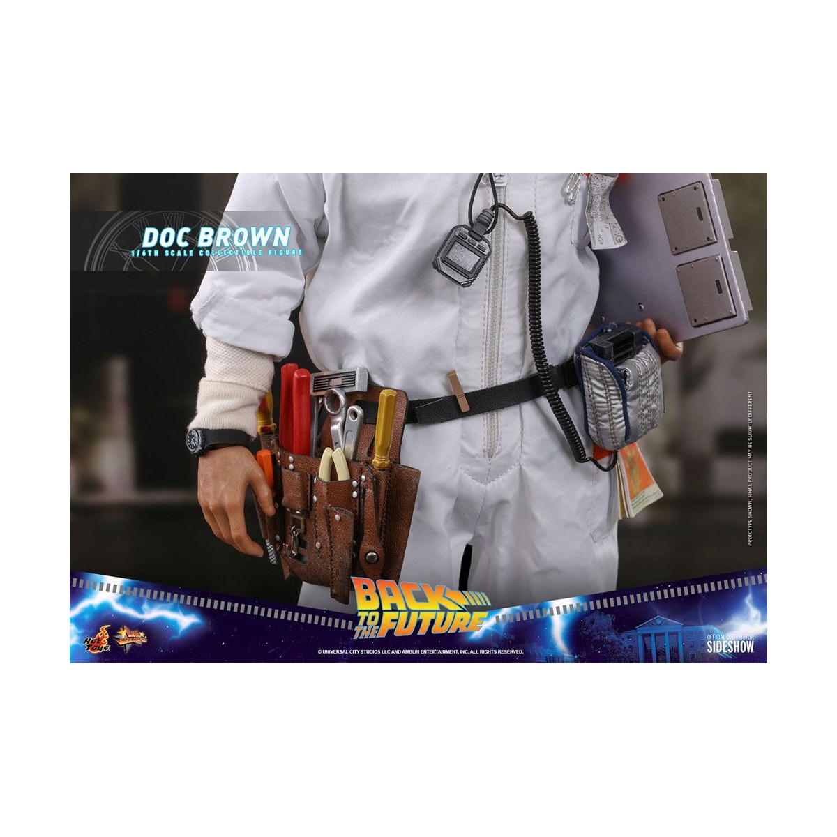 Hot Toys Ritorno al futuro Doc Brown, figura d'azione 1/6