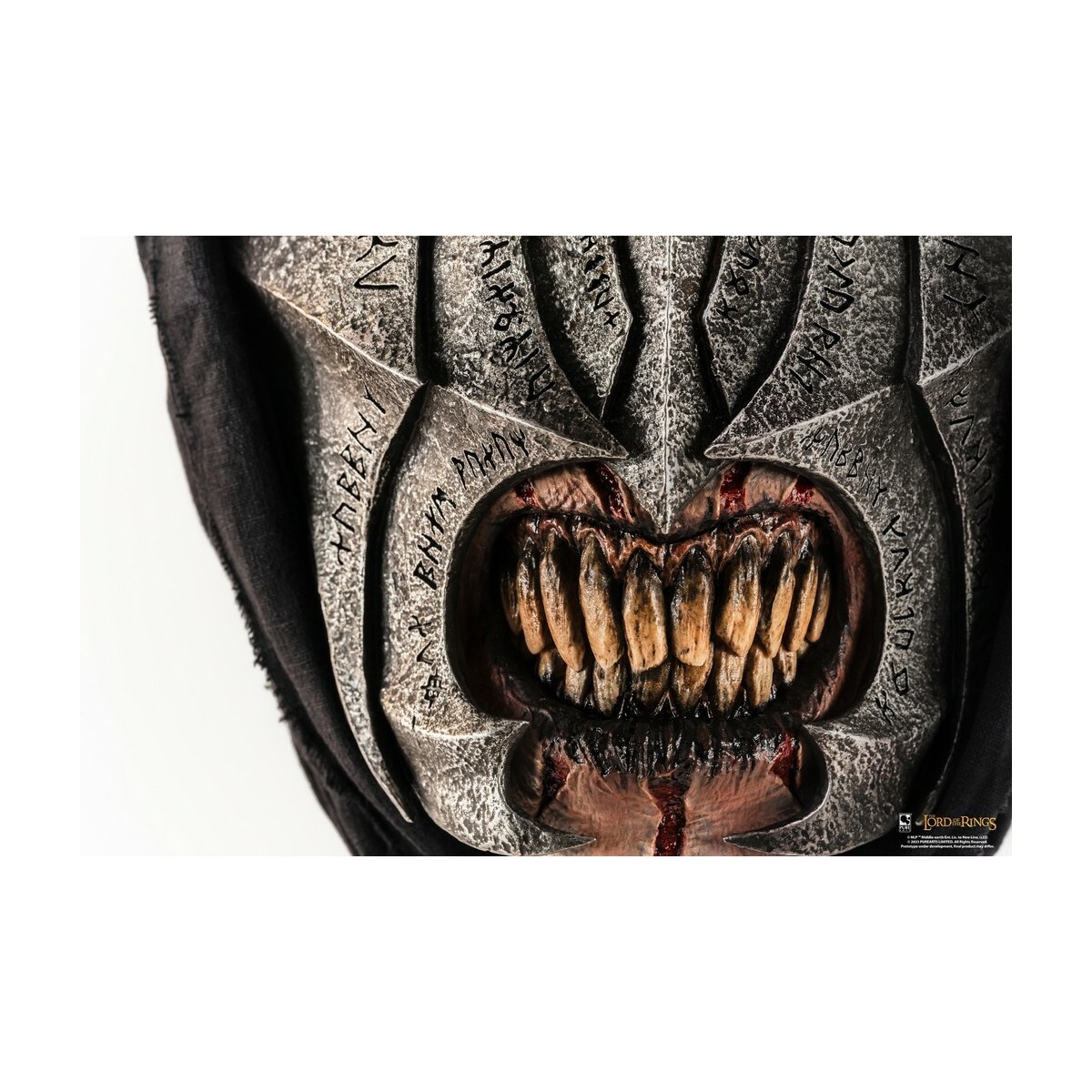 Pure Arts LOTR Bocca di Sauron in scala 1:1 Statua di maschera artistica - Il Signore degli Anelli Il Ritorno del Re