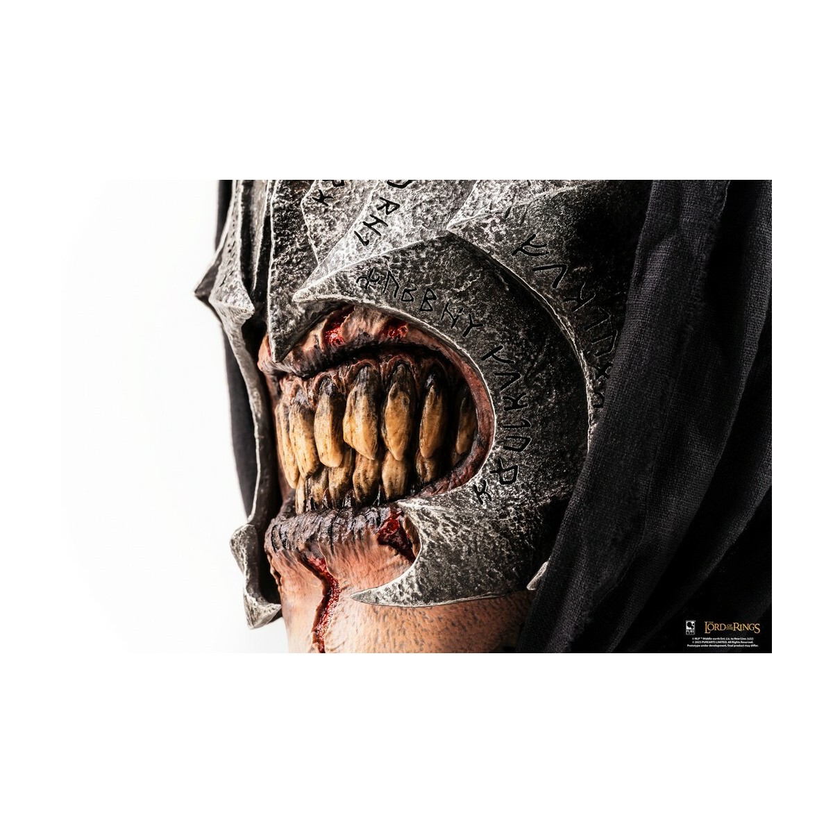 Pure Arts LOTR Bocca di Sauron in scala 1:1 Statua di maschera artistica - Il Signore degli Anelli Il Ritorno del Re