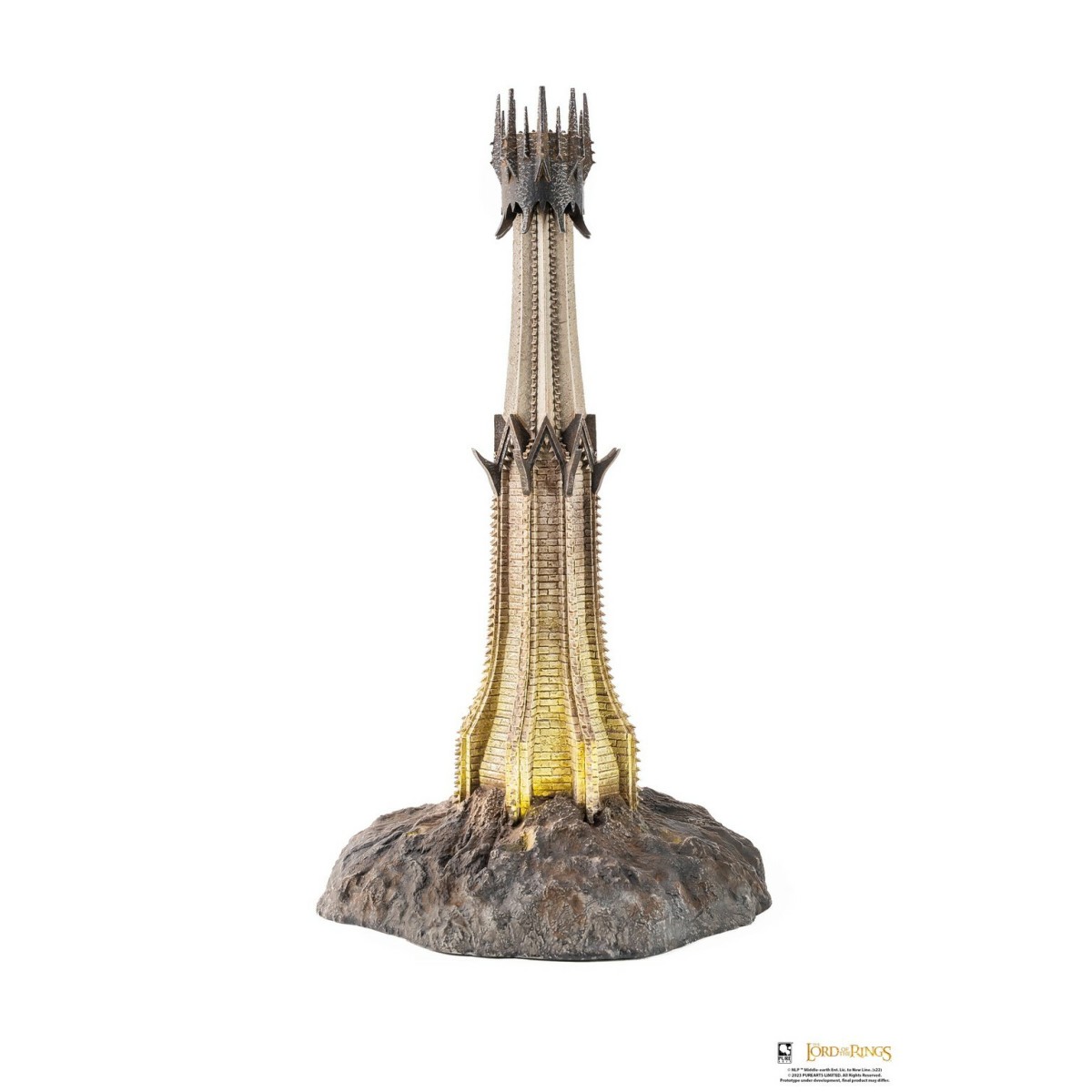 Pure Arts LOTR Bocca di Sauron in scala 1:1 Statua di maschera artistica - Il Signore degli Anelli Il Ritorno del Re