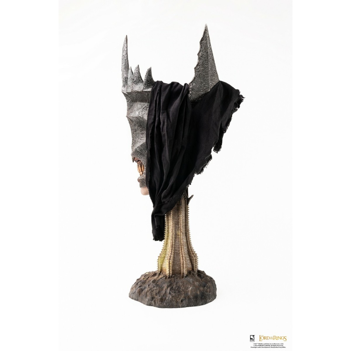 Pure Arts LOTR Bocca di Sauron in scala 1:1 Statua di maschera artistica - Il Signore degli Anelli Il Ritorno del Re