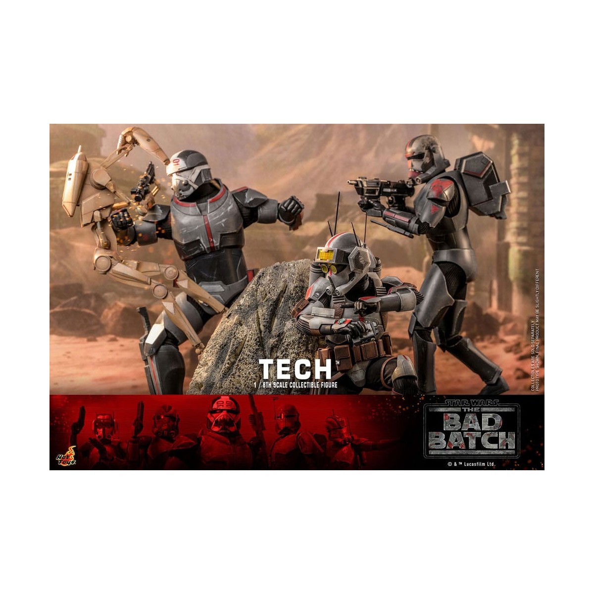 Hot Toys Star Wars -Tech - Il lotto cattivo 1/6