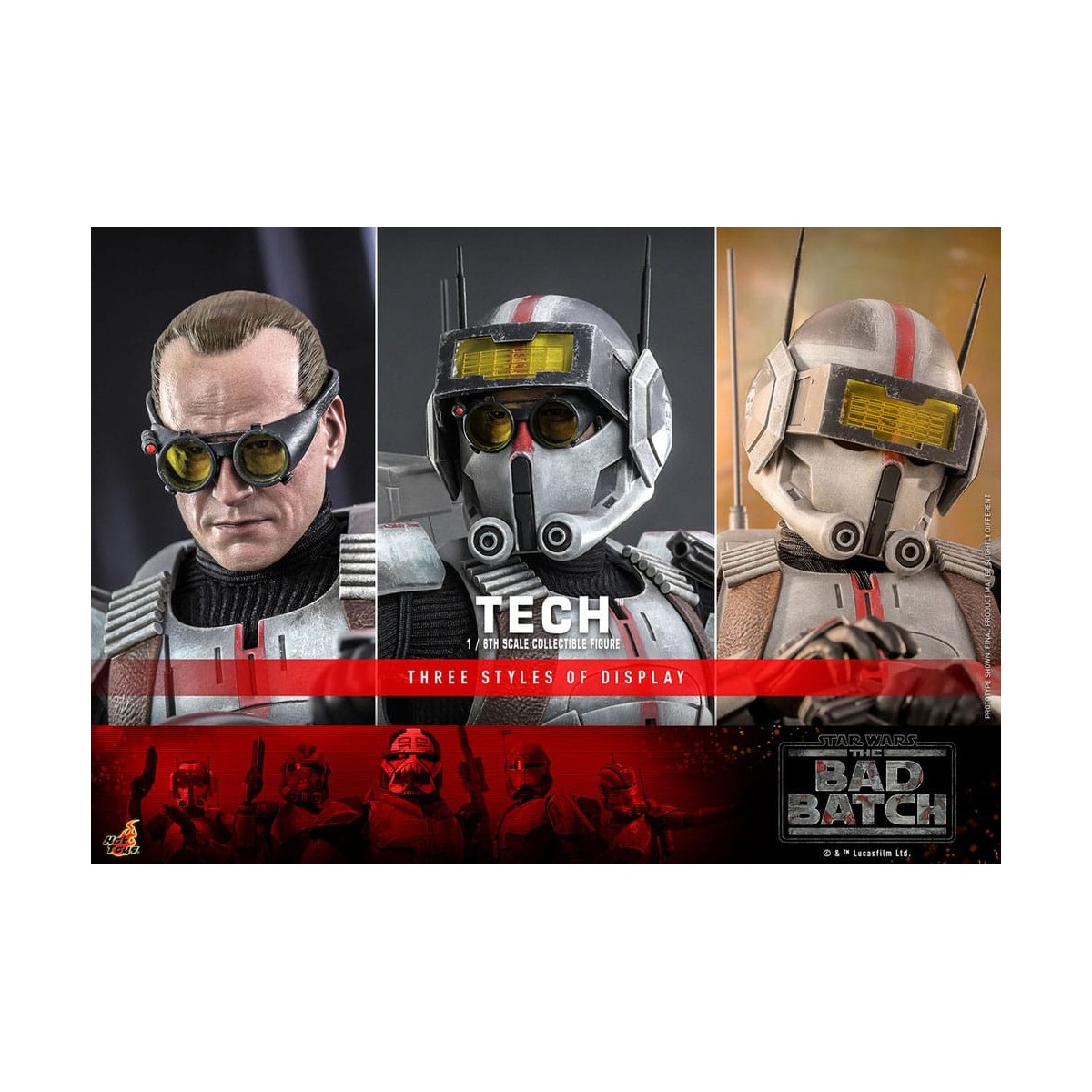 Hot Toys Star Wars -Tech - Il lotto cattivo 1/6