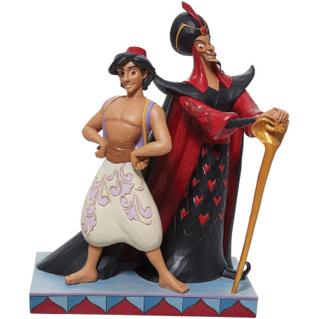 Enesco Disney Traditions - Aladdin - Aladdin e Jafar - Eroe contro Cattivo