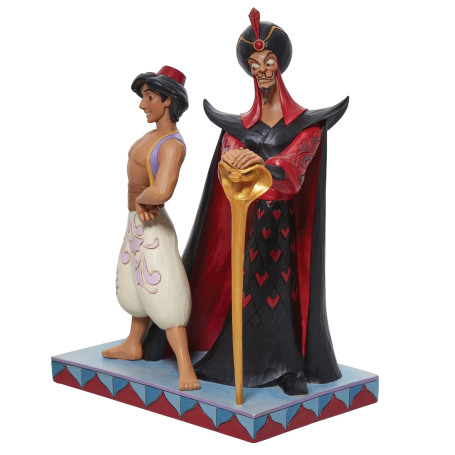 Enesco Disney Traditions - Aladdin - Aladdin e Jafar - Eroe contro Cattivo