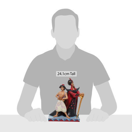 Enesco Disney Traditions - Aladdin - Aladdin e Jafar - Eroe contro Cattivo