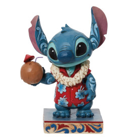 Enesco - Tradizione Disney di Jim Shore - Lilo e Stich - Stitch in camicia hawaiana