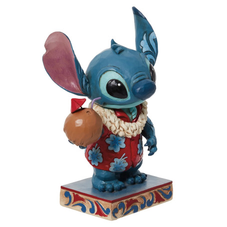 Enesco - Tradizione Disney di Jim Shore - Lilo e Stich - Stitch in camicia hawaiana