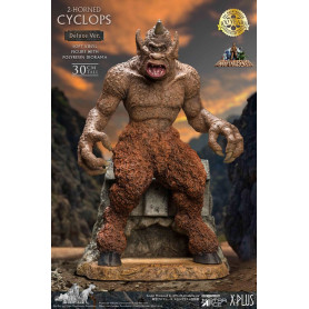 Star ace - Ray Harryhausens Horned Cyclops Deluxe Version - The Seventh Voyage of Sinbad statuetta in vinile morbido.