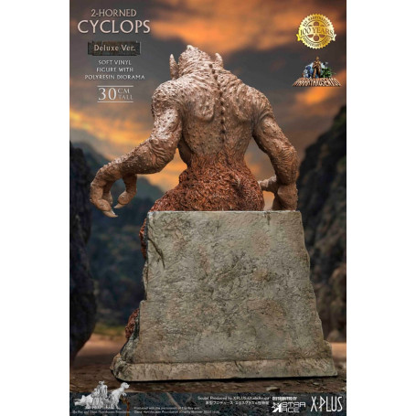Star ace - Ray Harryhausens Horned Cyclops Deluxe Version - The Seventh Voyage of Sinbad statuetta in vinile morbido.